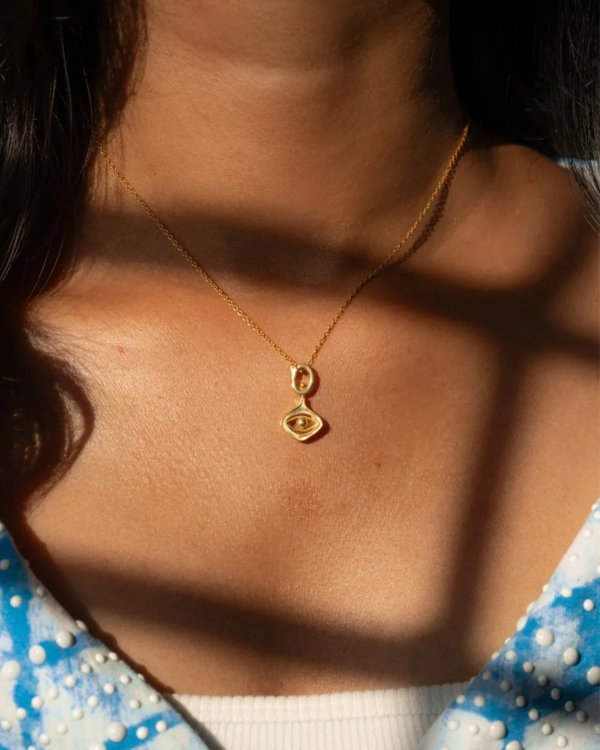 Gaze Charm Necklace