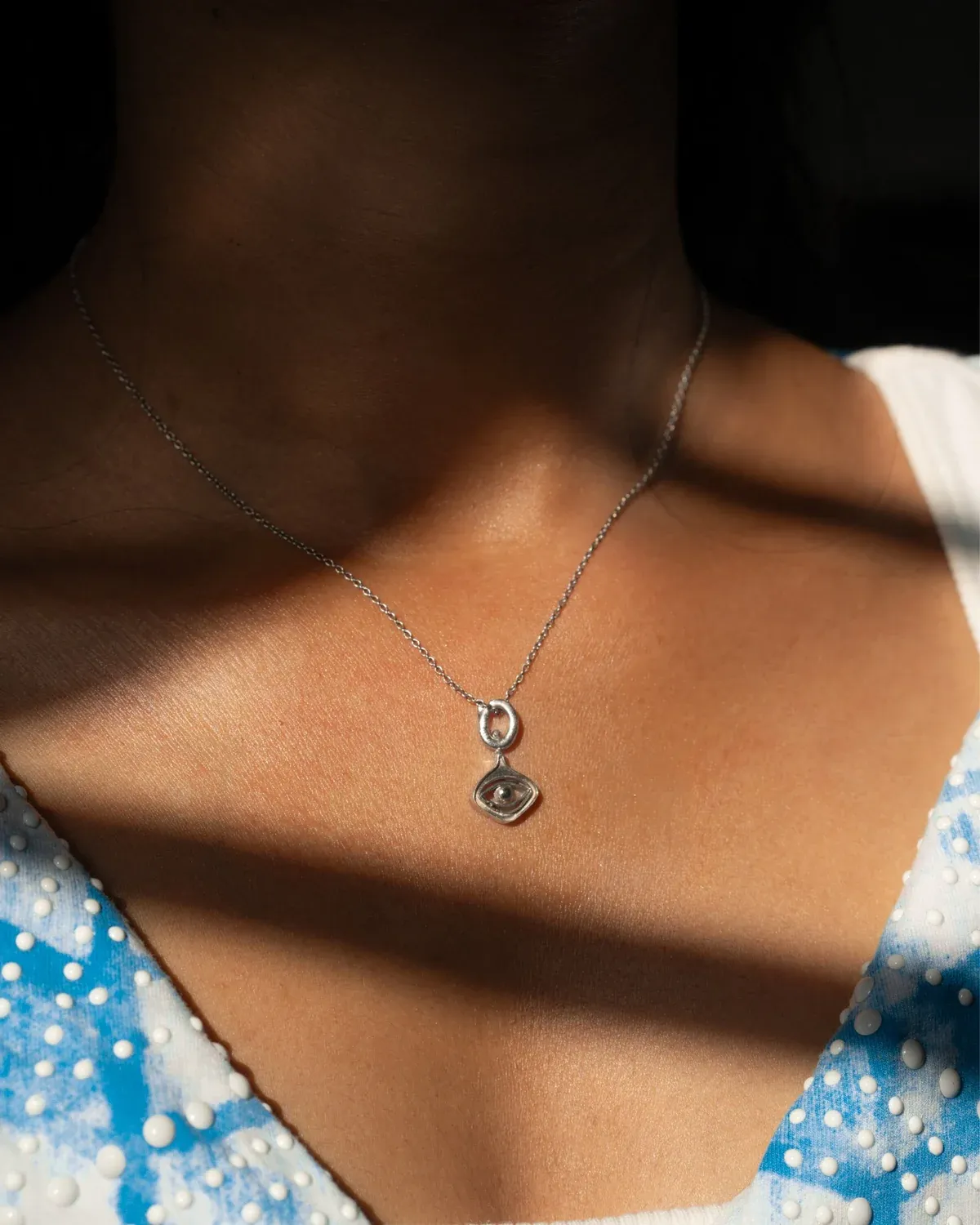 Gaze Charm Necklace